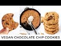 GF &amp; VEGAN CHOCOLATE CHIP COOKIES ‣‣ 3 ways 🍪