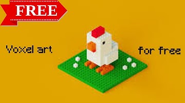 how to make voxel art free and easy full tutorial