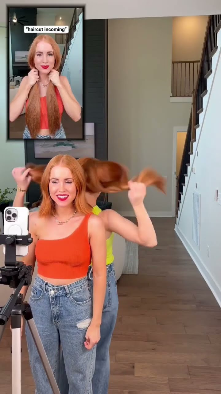 NEW #tutorial ?? do you like my haircut? ?‍♀️ #shorts