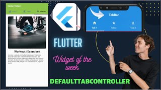 TabBar in Flutter and TabBarView DefaultTabController. Widget of the week. TabBar with TabView.