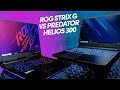 Acer Predator Helios 300 Vs Asus ROG Strix G Video Editing Laptops Under $1500