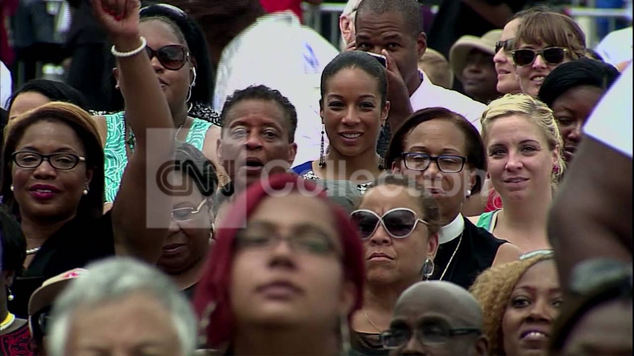 MARCH 50TH ANNIV:BEN JEALOUS FIRES UP CROWD