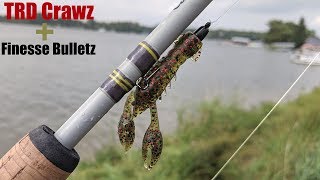 Fishing the NEW ZMan TRD Crawz + Finesse Bulletz