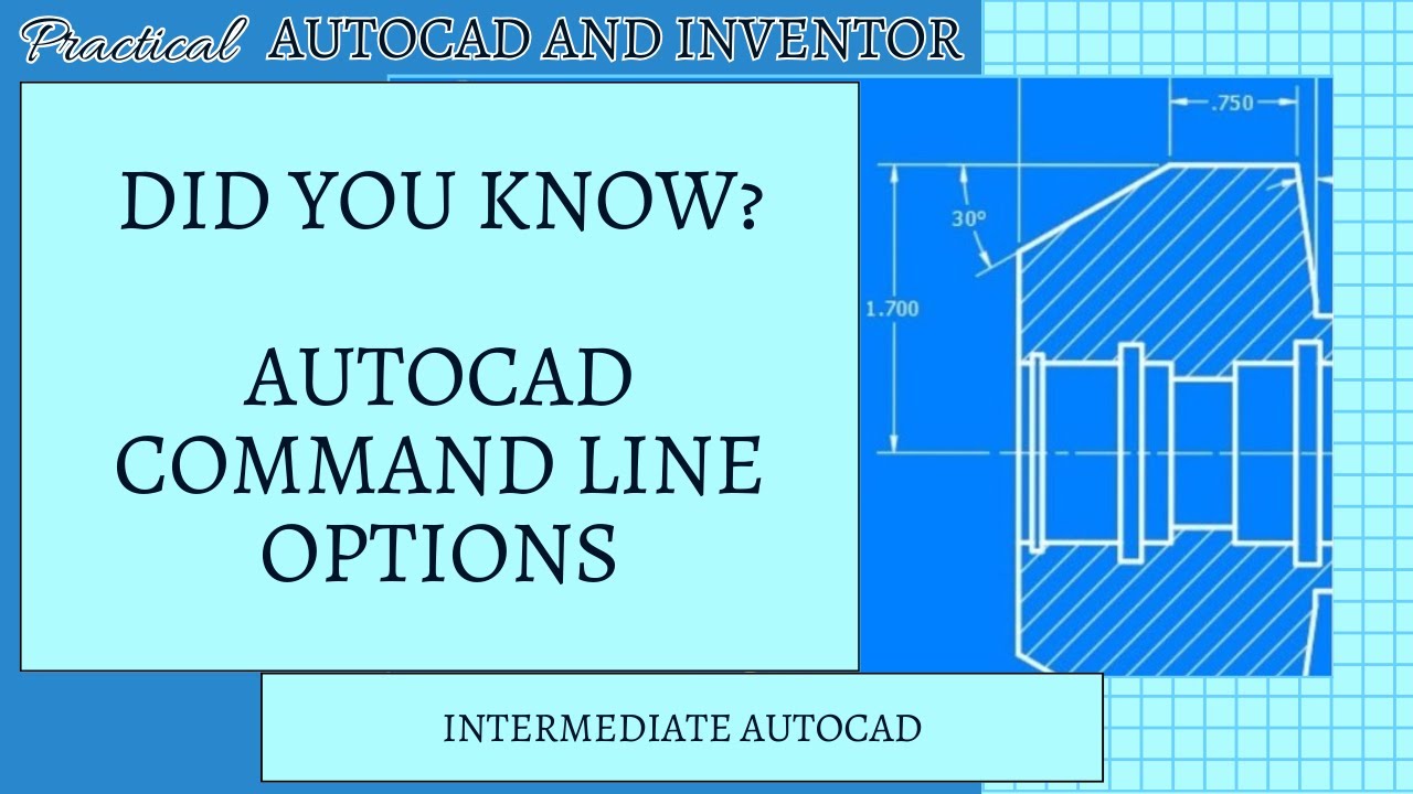 AutoCAD Command Line Options - YouTube