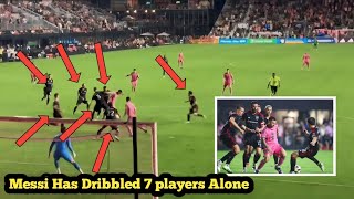Lionel Messi has dribbling 7 players alone inside box | interMiami Vs D.C.United
