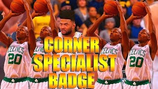 NBA 2K16 Tips/Tricks - HOW TO GET CORNER SPECIALIST BADGE