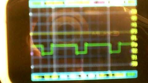 DSO nano displaying varing duty cycle
