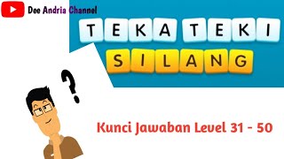 KUNCI JAWABAN TEKA-TEKI SILANG We Play Word Games Level 31 - 50