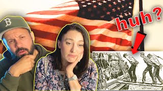 AUSTRALIAN HUSBAND AND WIFE REACT TO  STORY OF THE STAR SPANGLED BANNER! US Anthem...Powerful!