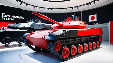 ついに公開！2025年最新「NASAMS-8455」日本の次世代戦車が世界を驚かせた！これが未来の装甲技術だ！
