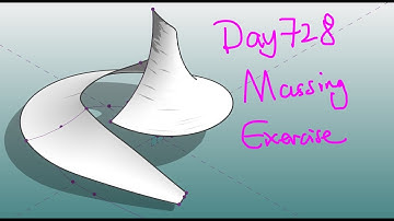 Revit Exercise (Day 728) - Massing Exercise