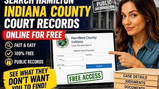 How to search Hamilton Indiana County court records online for free
