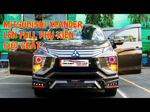 Xe Mitsubishi Xpander màu nâu độ chất nhất Việt Nam: phuộc Thái, body kit Thái,...