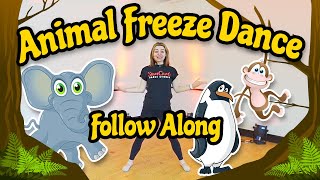 Follow Along Animal Freeze Dance