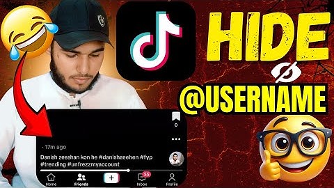 How To Hide TikTok Username | Remove tik tok username | Sunny Grow