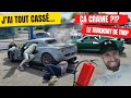 Explosion  200kmh sur circuit jai tout cass 