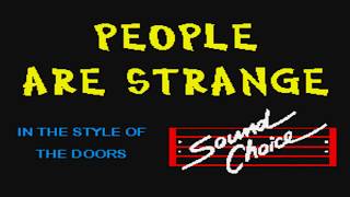 The Doors - People Are Strange (Karaoke) chords