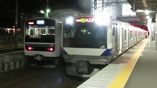 水戸線　E501系K754編成　回8725M　KY出場　友部駅着発　2021.11.08