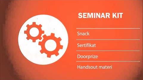 Seminar Technopreneur Jilid II STT TERPADU NURUL FIKRI