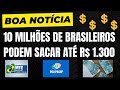 SAQUE DO PIS/PASEP 13 MILHÕES DE BRASILEIROS PODEM SACAR ATÉ 1.300 #abonopis #pispasep2023
