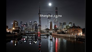 Driving Downtown - Shanghai City 4K - China