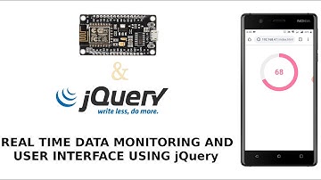 Real time data monitoring from NodeMCU through graphical interface using jQuery