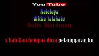 Karaoke Rohani Kristen || Haleluya - Mitha Talahatu