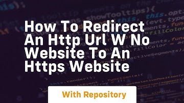 How to redirect an http url w no website to an https website