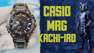 Обзор Casio MRG-B2000B-1A / Самураи Kachi-Iro / Модель 2021 года