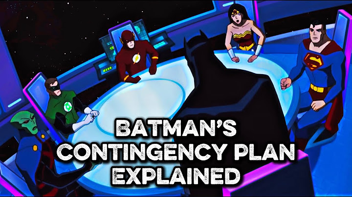 Explaining Batman’s Contingency Plans For The Justice League