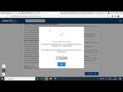 PASSO A PASSO DE COMO SOLICITAR DECLARAÇÃO DE MATRÍCULA - UNINTER EAD