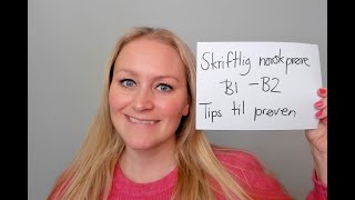Video 1107 Tips til skriftlig norskprøve B1-B2 nivå