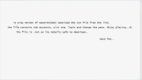 How to play Heroes of Newerth (HoN) for free.. (Works 100%)