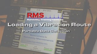 Vibration Analysis -  Loading a Vibration Route screenshot 4