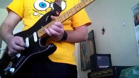 Stratocaster middle and neck in series: first in phase, then out of phase