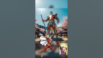 Superhero a giant samurai statue 🔥 All Marvel & DC #superhero #marvel #avengers #spiderman #shorts