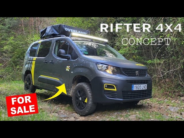 Peugeot brings the Rifter to life with concept 4x4 camper van