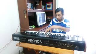 Video thumbnail of "TOCANDO TECLADO//TU FIEL AMANTE-KUMBIA FUSION(sonidos del Kronos)"