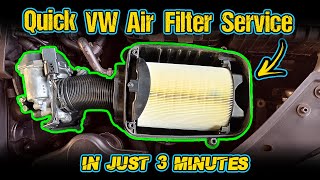How To Replace An Air Filter | VW Golf/Jetta Mk5