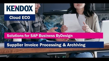 Kendox Cloud Eco - automated Supplier Invoice Processing & Archiving (English)