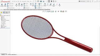 SolidWorks Surface Tutorials | Design Tennis racket