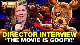 Five Nights at Freddy&#39;s Movie DIRECTOR INTERVIEW! &quot;The Movie is Goofy!