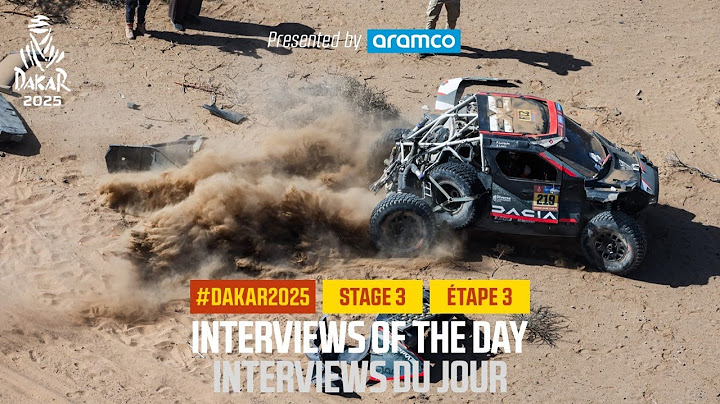 L'interview du jour présenté par Aramco - Étape 3 - #Dakar2025