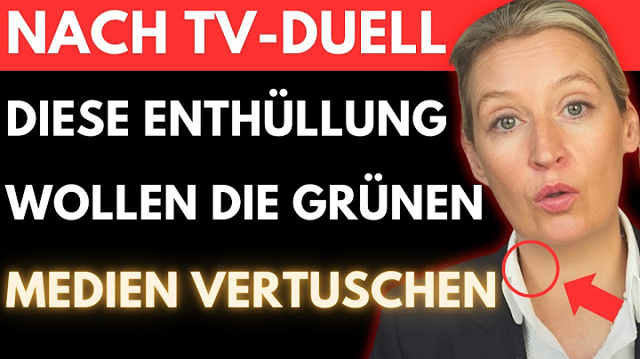 NACH TV-DUELL 🚨 GRÜNE MEDIEN in PANIK! SO soll WEIDELS STÄRKE VERTUSCHT werden 😡 (Unfassbar)