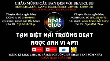 Tạm biệt mái trường beat ngọc anh V1 #Thựcngô #thầythựcvlogs