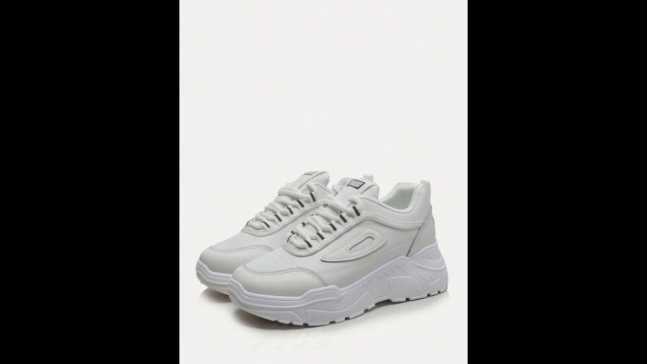 Lace-Up Chunky Sole Trainers