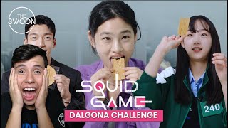 Squid Game stars take on the Dalgona Challenge | *BEST REACTION!!*