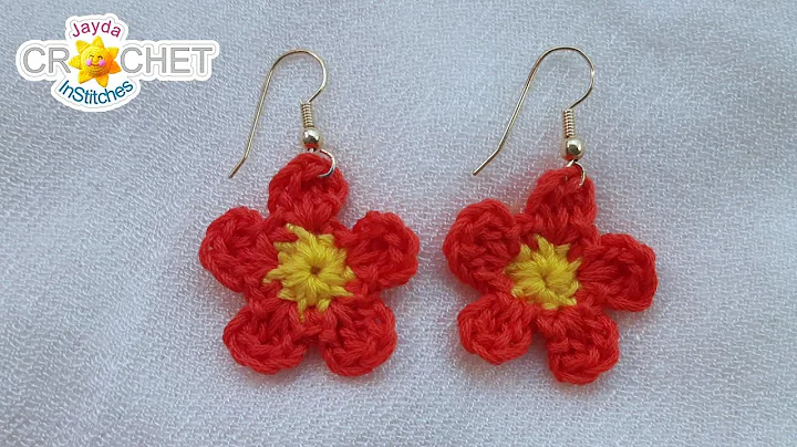 DIY 5 Petal Flower Earrings