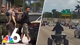 Reckless ATV rider arrested after high-speed police chase in Broward
