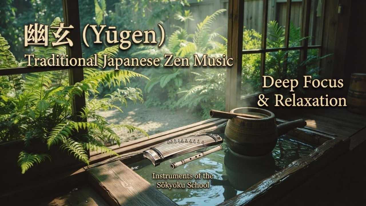 Zen Garden Melodies | Tranquil Guzheng and Erhu Music for Deep Relaxation